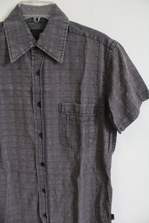 Just Cavalli Gray Button Down Cotton Shirt | S