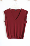 Express Brick Red Sleeveless Top | XS