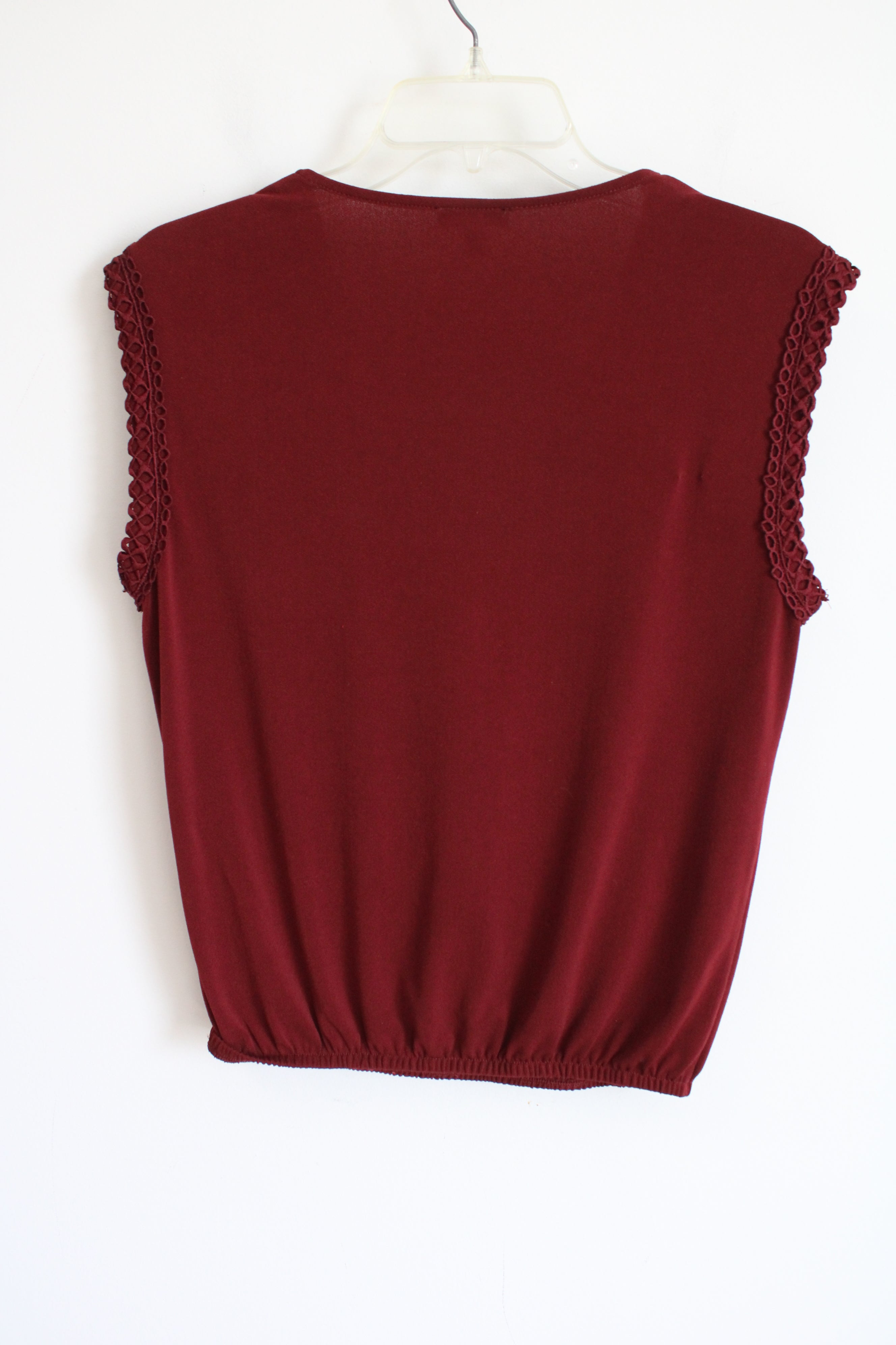 Express Brick Red Sleeveless Top | XS