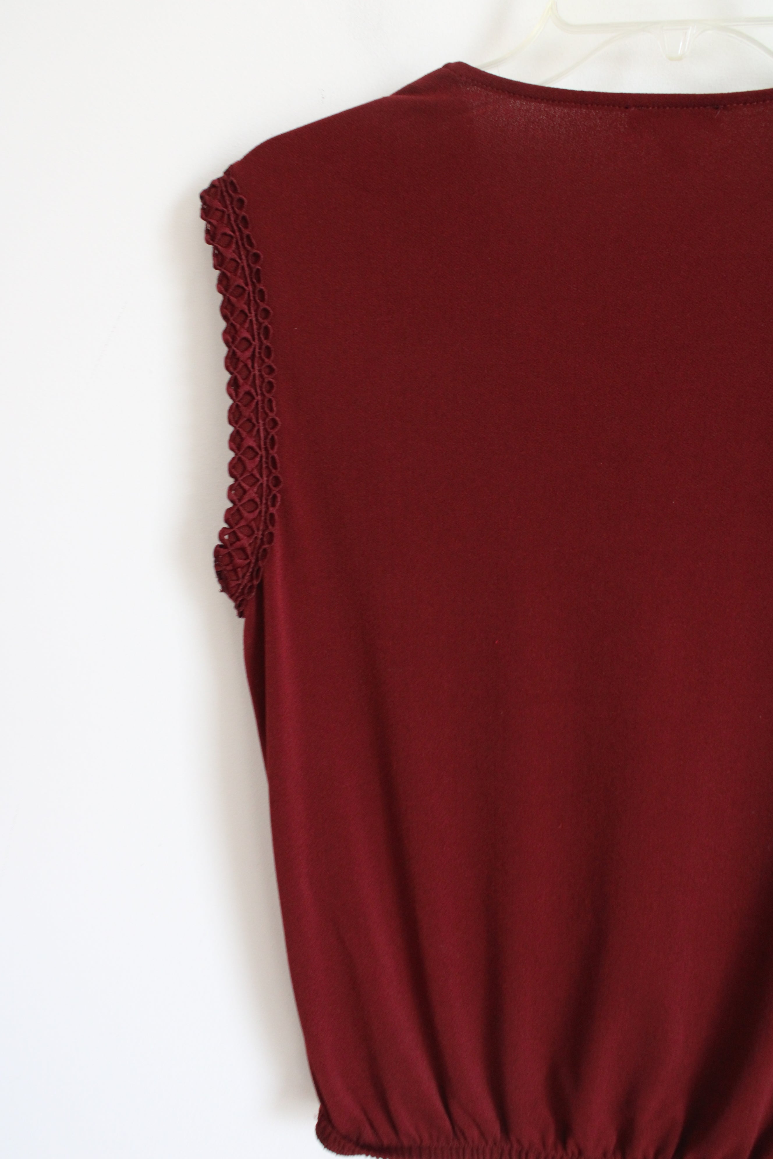 Express Brick Red Sleeveless Top | XS