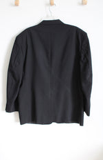 Paulo Solari Athletic Fit Black Blazer | 48R