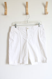 Dockers White Low Rise Slightly Curvy Shorts | 6