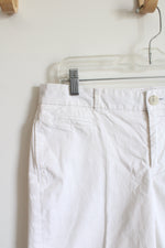 Dockers White Low Rise Slightly Curvy Shorts | 6