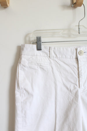 Dockers White Low Rise Slightly Curvy Shorts | 6