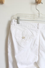 Dockers White Low Rise Slightly Curvy Shorts | 6