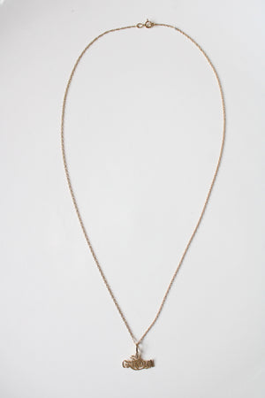 Yellow Gold #1 Grandma 14K Necklace