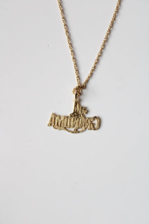 Yellow Gold #1 Grandma 14K Necklace