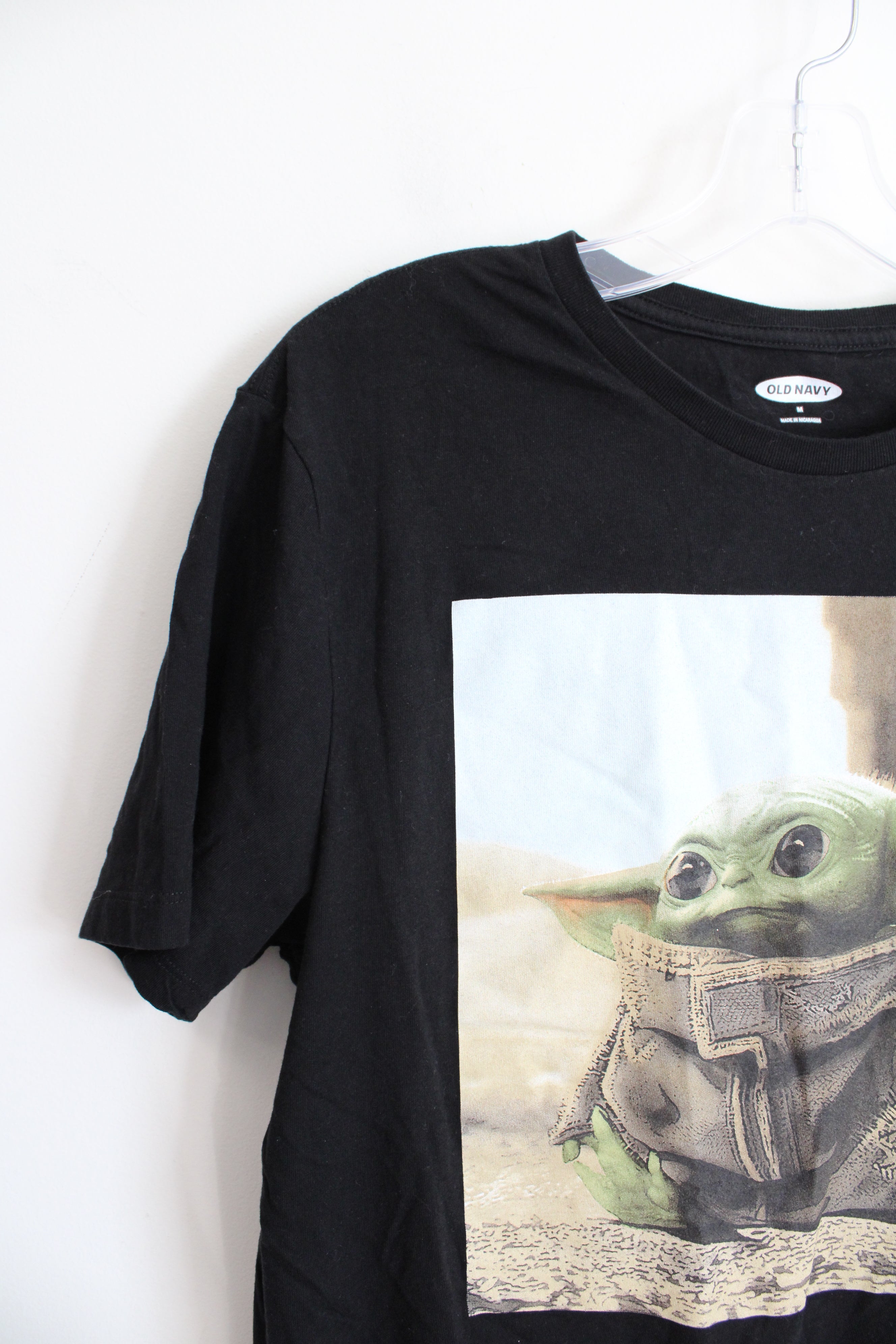 Old Navy Black Yoda Shirt | M