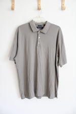 Hathaway Pima Cotton Gray Polo Shirt | XL