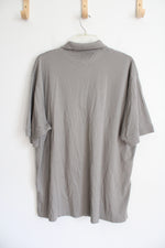 Hathaway Pima Cotton Gray Polo Shirt | XL