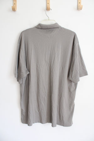 Hathaway Pima Cotton Gray Polo Shirt | XL