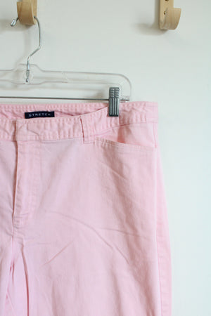 Liz Claiborne Crazy Horse Pink Stretch Pants | 16