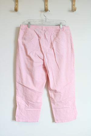 Liz Claiborne Crazy Horse Pink Stretch Pants | 16