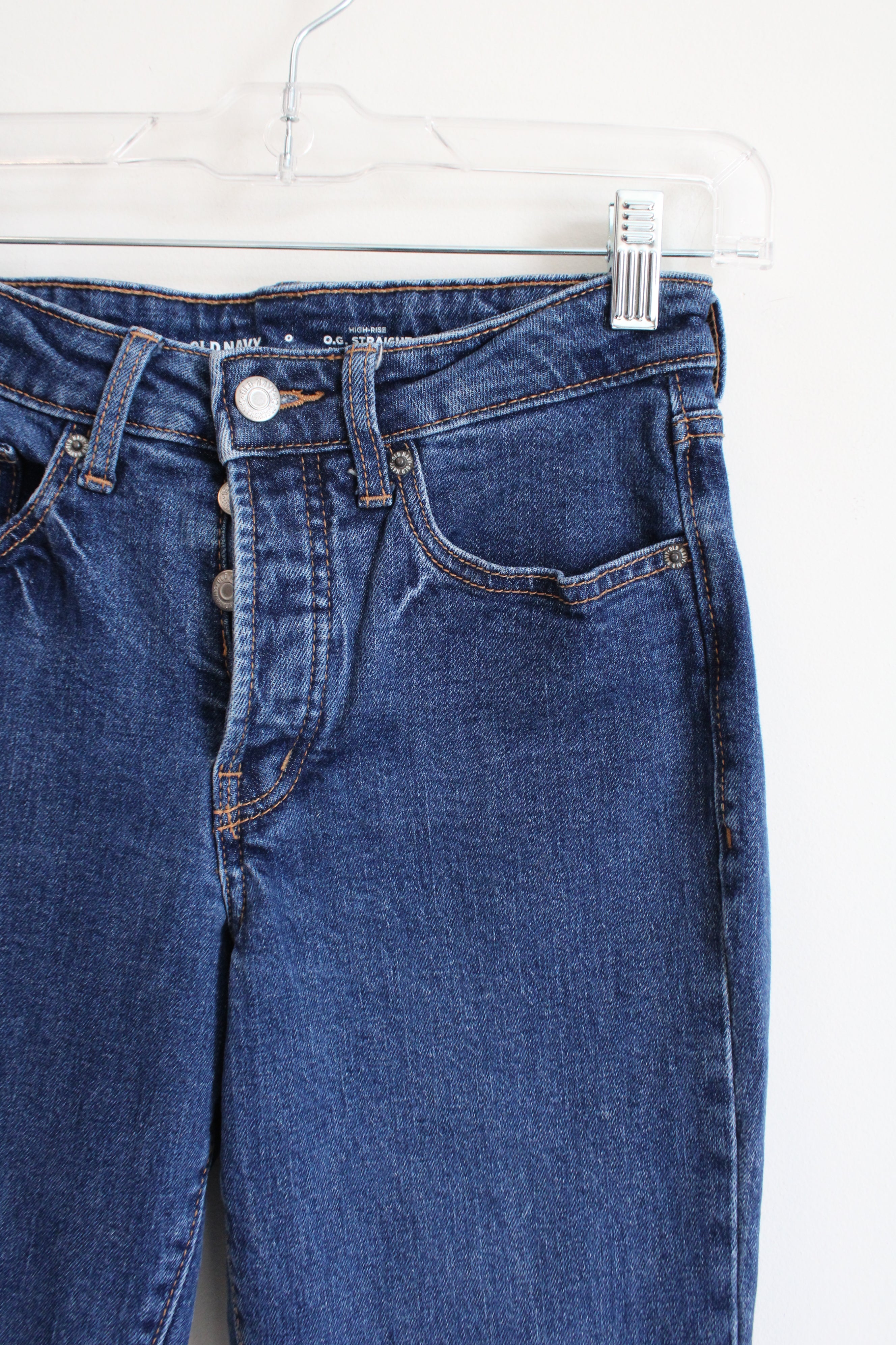 Old Navy O.G. Straight High Rise Jeans | 0