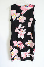 Fantaist Black Floral Sleeveless Dress | XL