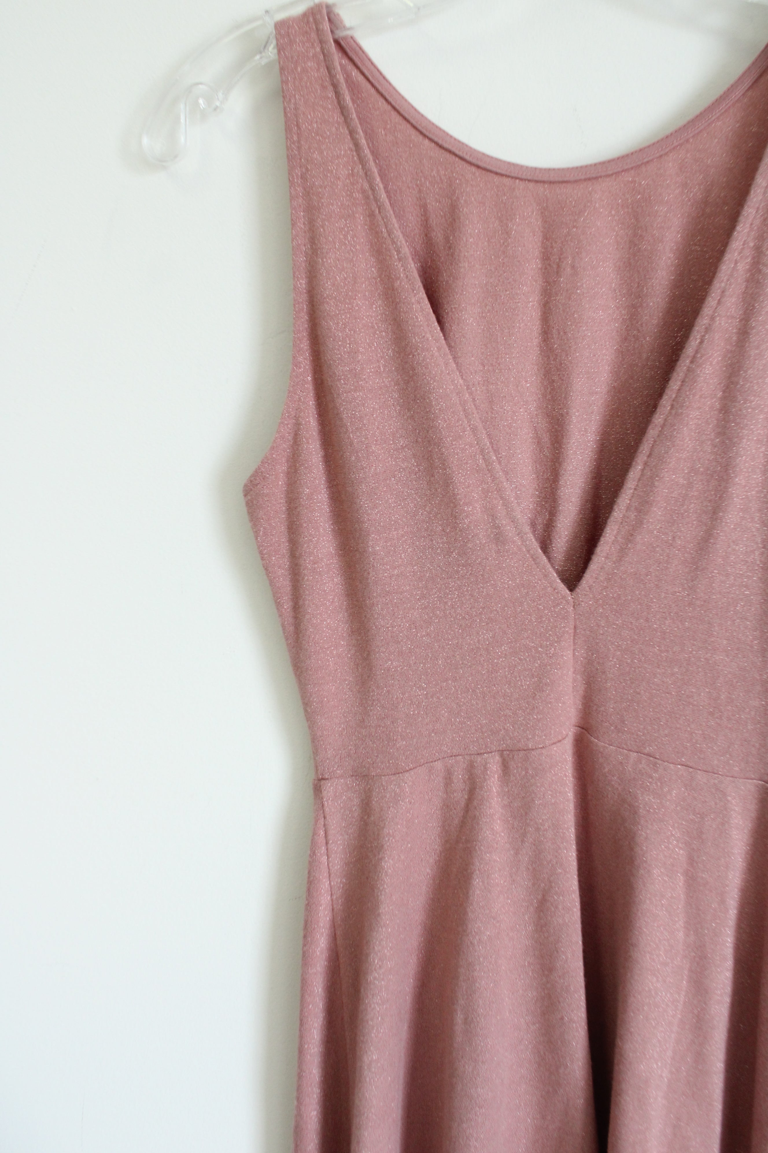 H&M Divided Shimmer Pink Sleeveless Dress | 4