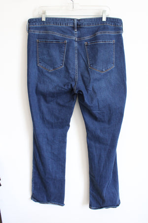 Old Navy Kicker Bootcut Mid Rise Jeans | 16