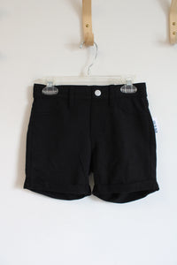 NEW Old Navy Black Cuffed Shorts | Youth M (8)