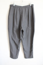 Fashion Bug Gray Pinstripe Trouser Pant | 14/16