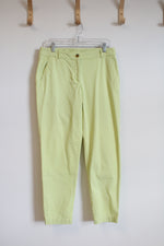 Talbots Yellow Green The Weekend Chino Pants | 6