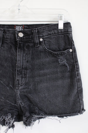 Urban Outfitters BDG Girlfriend High Rise Black Denim Shorts | 27
