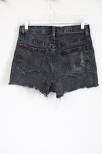 Urban Outfitters BDG Girlfriend High Rise Black Denim Shorts | 27