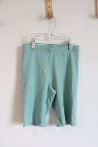 NEW Old Navy Light Green Ribbed Knit Shorts | Youth L (10/12)