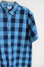 Sonoma Blue Plaid Button Down Shirt | XLT