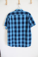 Sonoma Blue Plaid Button Down Shirt | XLT