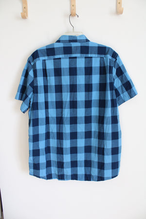 Sonoma Blue Plaid Button Down Shirt | XLT