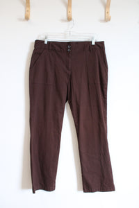 White Stag Petite Brown Dress Pants | 12