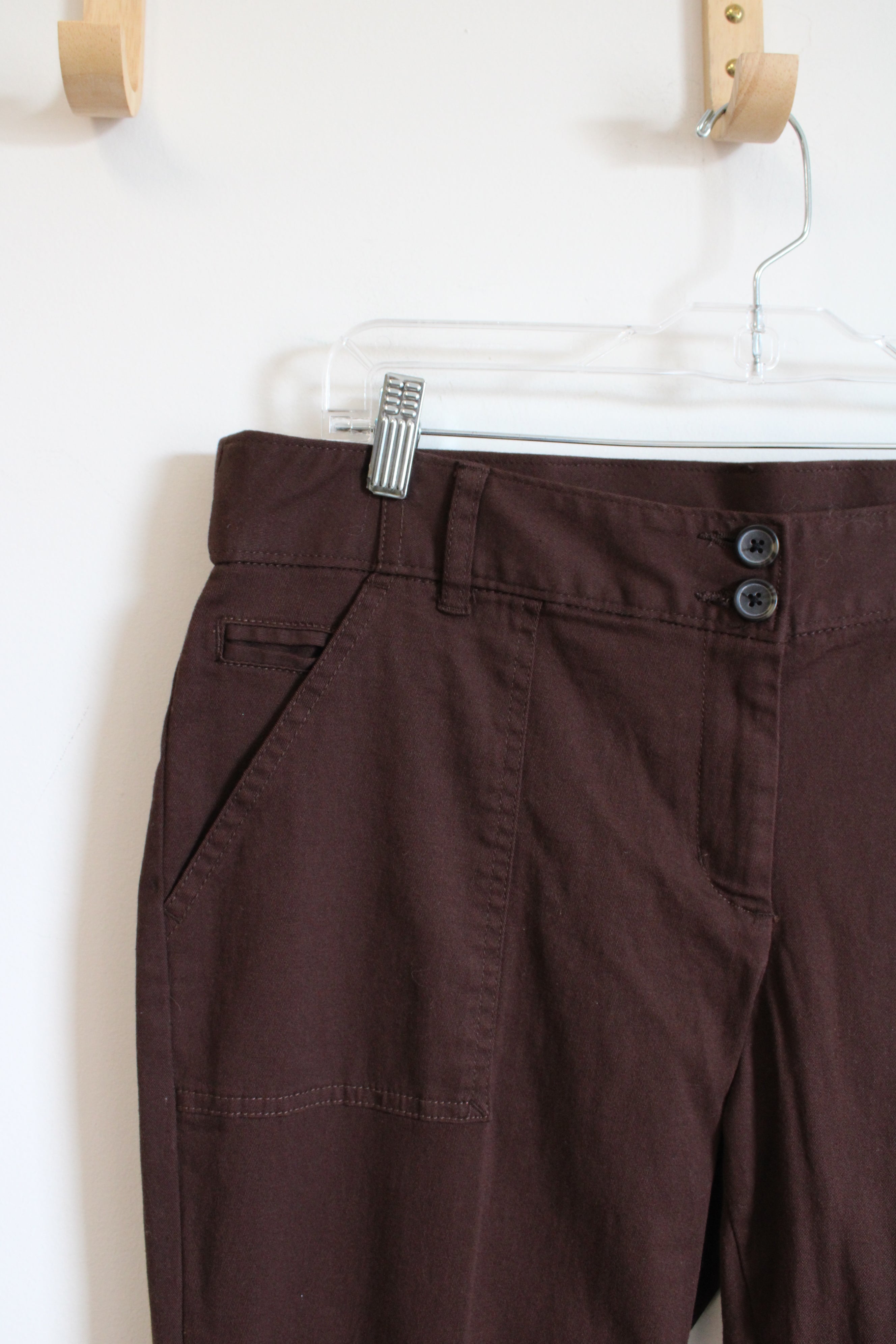 White Stag Petite Brown Dress Pants | 12