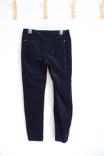 Buffalo David Bitton Mid-Rise Slim Icon Navy Corduroy Pants | 10