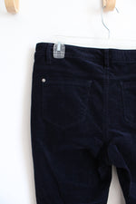 Buffalo David Bitton Mid-Rise Slim Icon Navy Corduroy Pants | 10