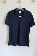 NEW Nike Golf Navy Blue Hershey's Kisses Polo Shirt | L