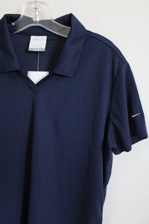 NEW Nike Golf Navy Blue Hershey's Kisses Polo Shirt | L