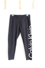 Calvin Klein Black Logo Leggings | L