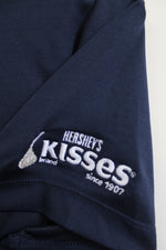 NEW Nike Golf Navy Blue Hershey's Kisses Polo Shirt | L