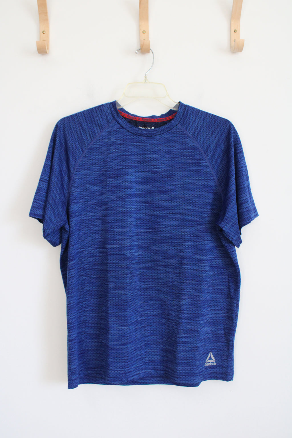 Reebok Blue & Black Athletic Shirt | L