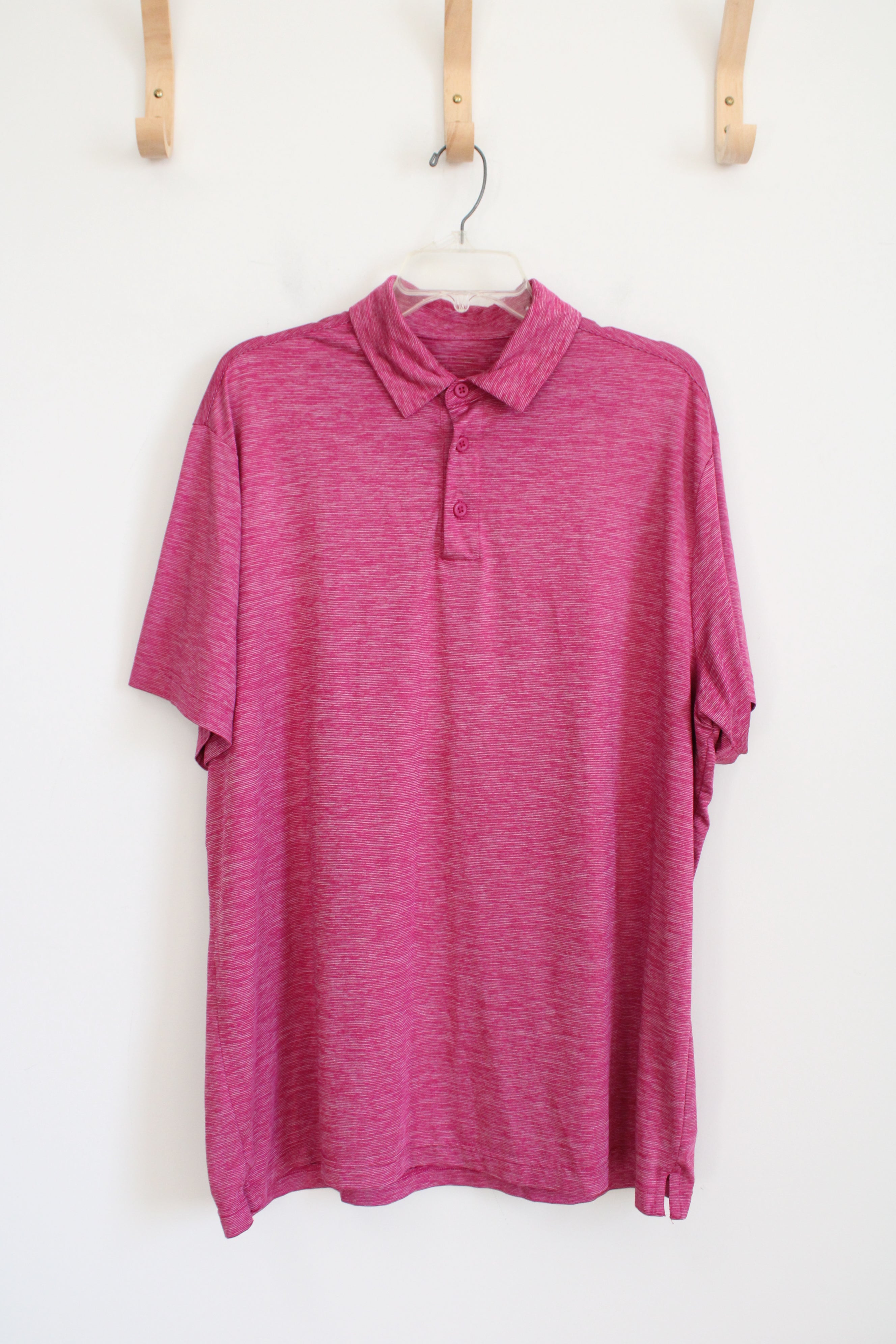 Magenta Pink Polo Shirt | XL