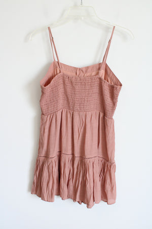 Love Tree Dusty Pink Tiered Dress | S