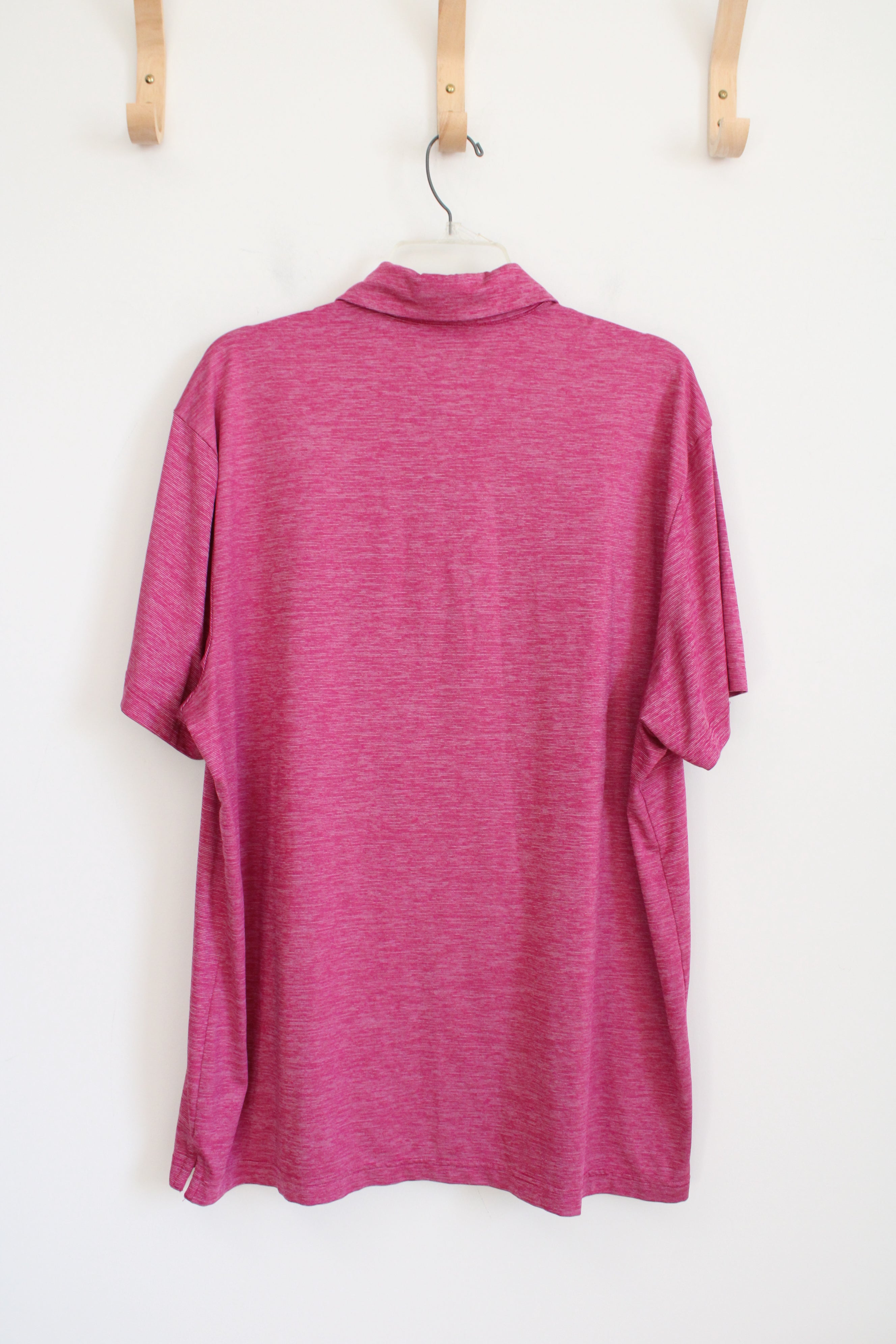 Magenta Pink Polo Shirt | XL