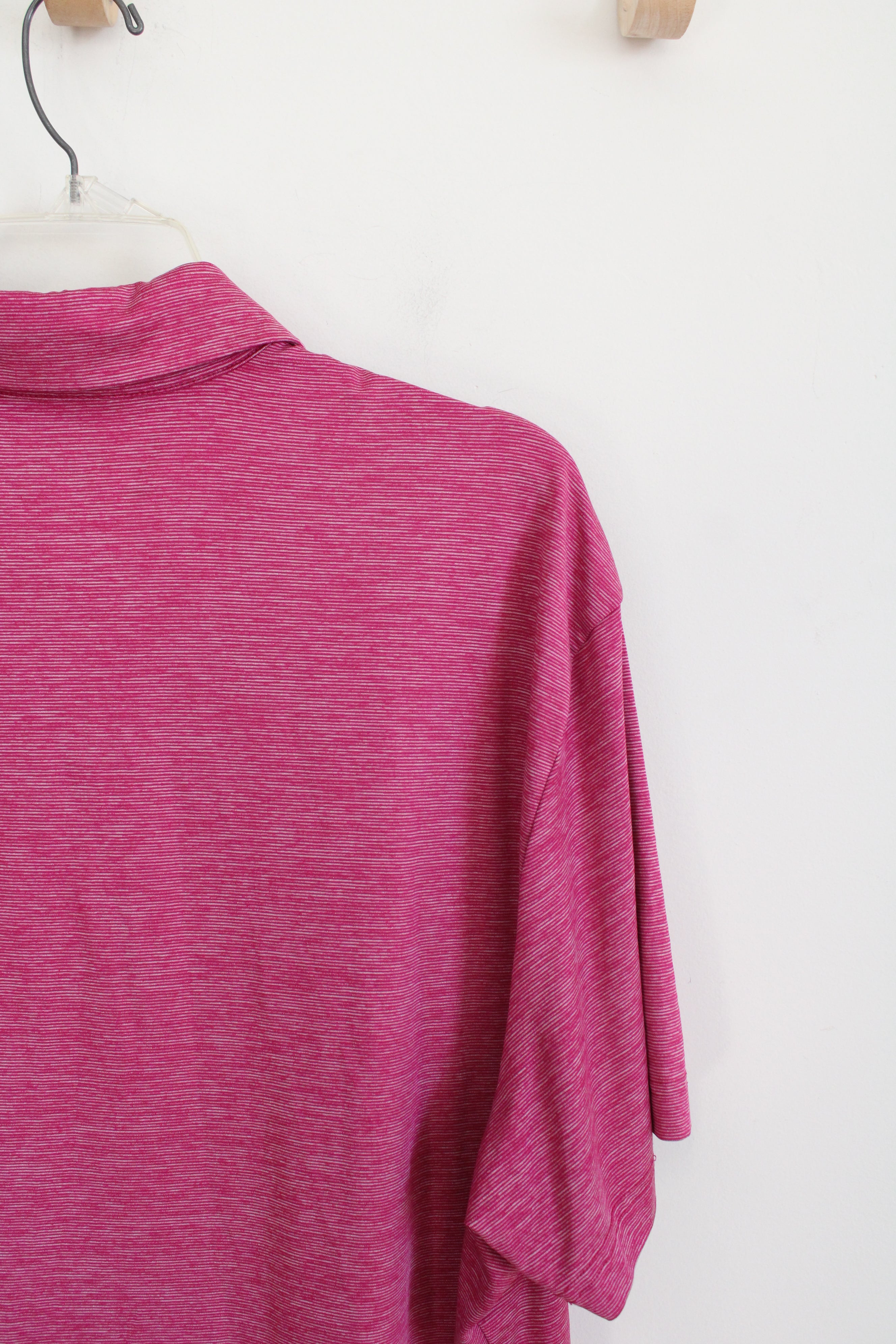 Magenta Pink Polo Shirt | XL