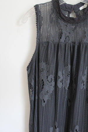 Maurices Gray Lace Dress | XL