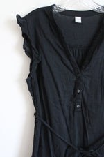 Old Navy Black Cotton Dress | M