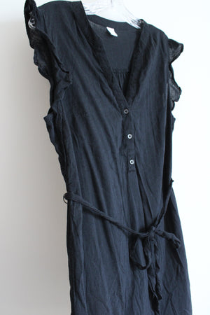 Old Navy Black Cotton Dress | M