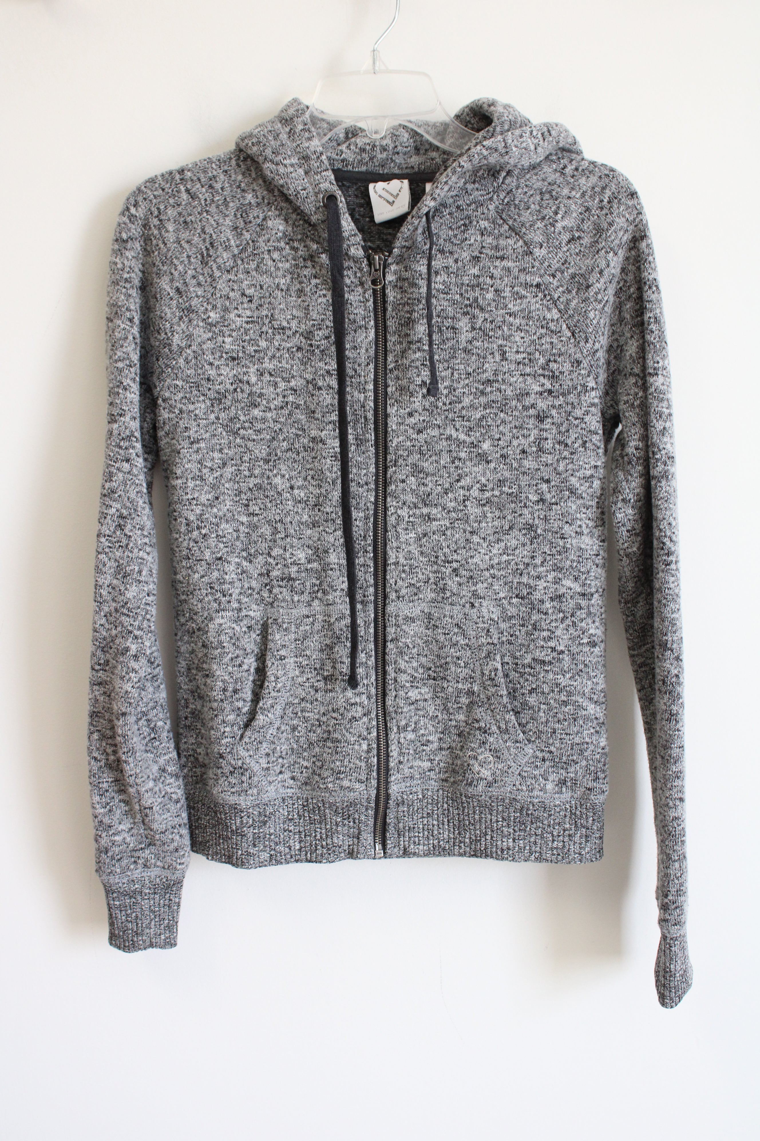 Live Love Dream Gray ZIp Up Hoodie | L