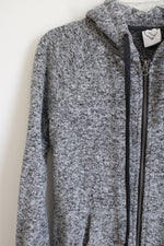 Live Love Dream Gray ZIp Up Hoodie | L