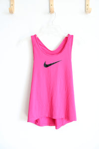 Nike Hot Pink Athletic Logo Razorback Tank | S