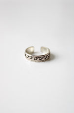 Sterling Silver Wave Toe Ring